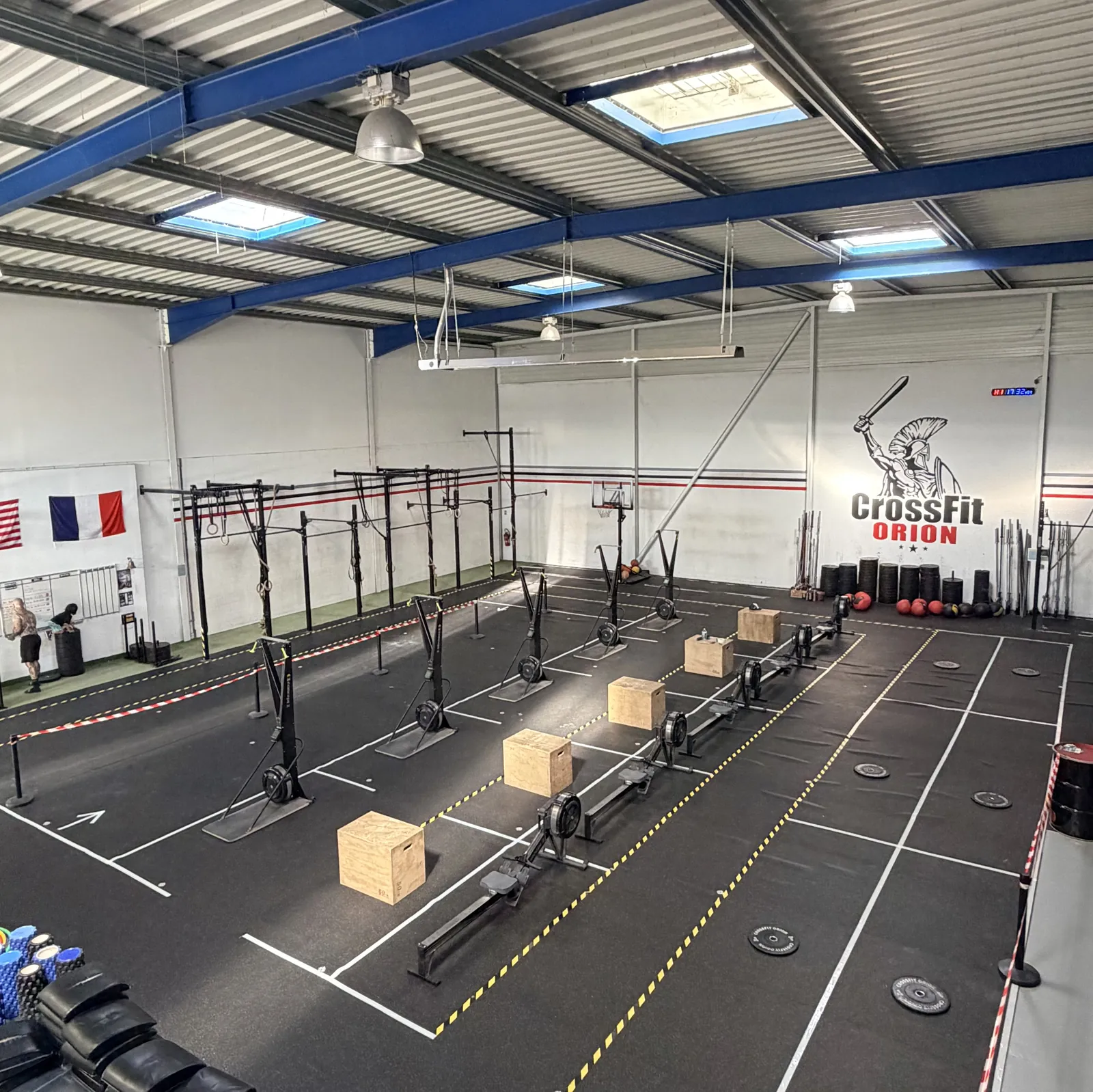 Salle de sport CrossFit Orion à Ingré près d'Orléans — espace d'entraînement équipé